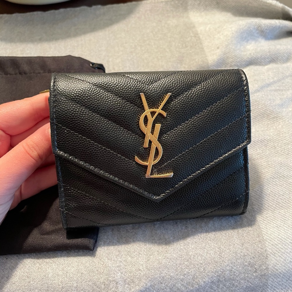 YSL Tri Fold Wallet
